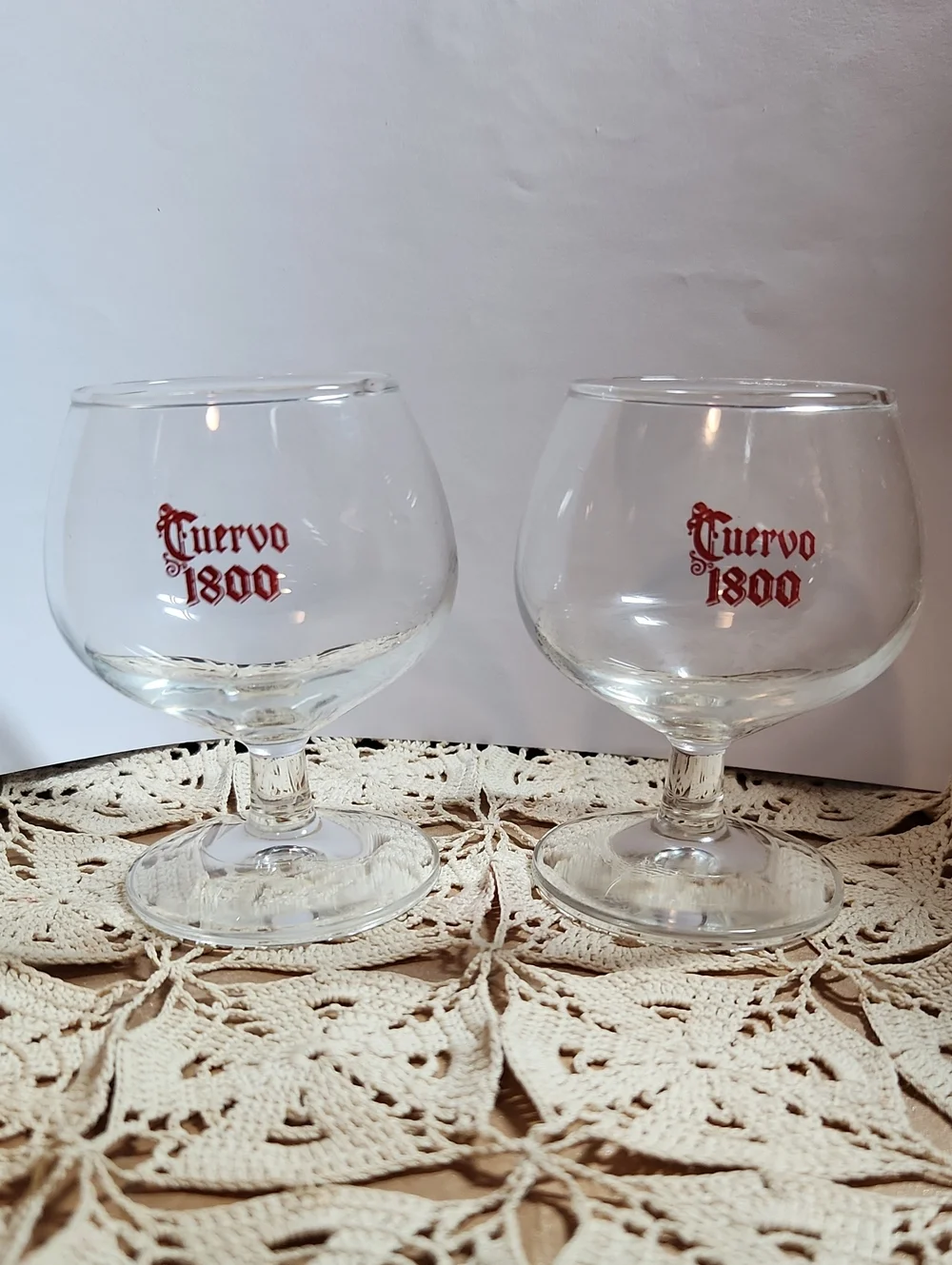Branded Cuervo 1800 Snifter Glasses - Set of 2